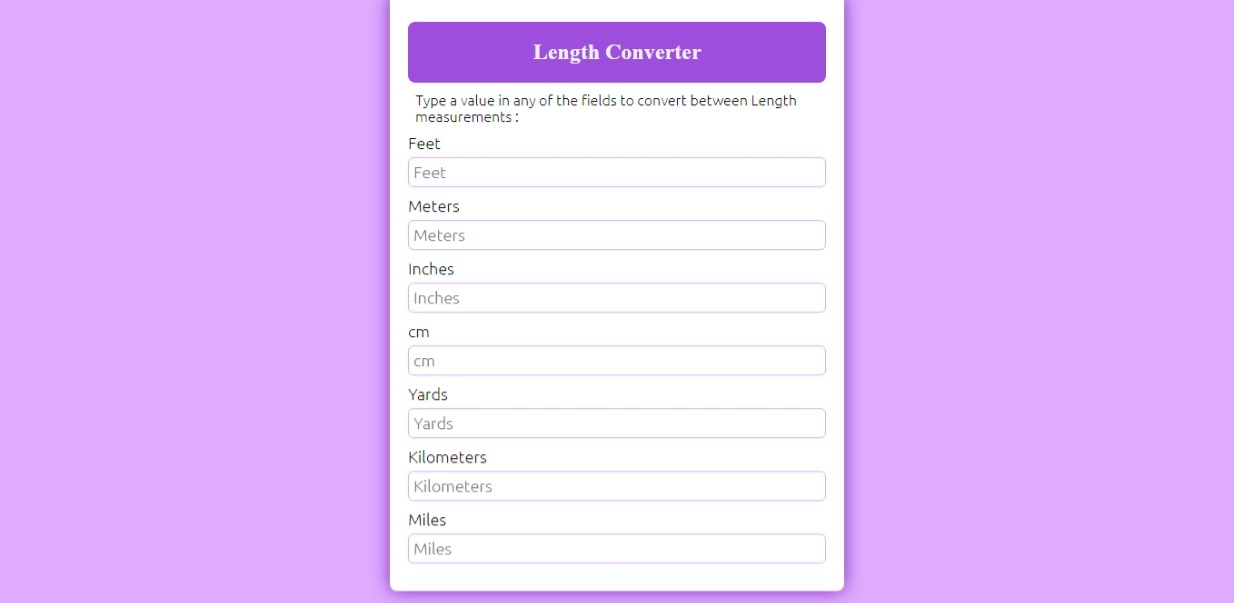 Length Converter